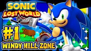 Sonic Lost World PC - 2K 60FPS Part 1 - Windy Hill COMPLETE