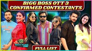 Bigg Boss OTT 3 Contestant List  Sai Ketan Shivani Kumari Armaan Malik & More