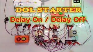 DOL STARTER  Delay On  Delay Off  Tagalog Basic Motor Control Tutorial