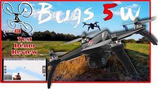 MJX BUGS 5 W  drone GPS Wifi  Review Test Démo