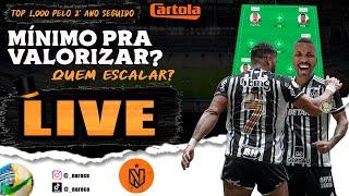 LIVE CARTOLA FC RODADA 02 VEM CONFERIR O MINIMO PRA VALOZAR E QUEM ESCALAR PRA MITAR