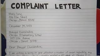 How To Write A Complaint Letter Step by Step Guide  Writing Practices