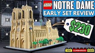 EARLY REVIEW $230 Lego Notre Dame de Paris Architecture Set 21061