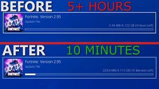 How to INCREASE DOWNLOAD SPEED on PS4 15x faster