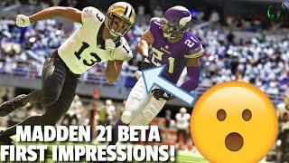 MADDEN NFL 21 GAMEPLAY FIRST IMPRESSIONS OF BETA ALL THE PROS AND CONS HOW TO GET A CODE