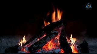 The noise of a burning fire. White noise for relaxation meditation and sleep.