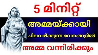 5 മിനിറ്റ് അമ്മയ്ക്കായി l impossible prayer l miraculous prayer l Kreupasanam miracle