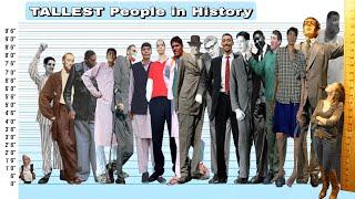 TALLEST People in the History  Height Comparison