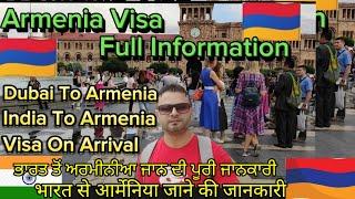 Armenia Visa Full Information  Armenia Visa From India  Visa From UAE