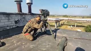 Russian ATGM Kornet missiles Crew in action at Seversk.