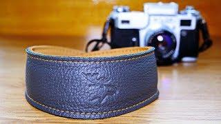 Eddycam Edition 50mm anthracite nature Leather Camera strap Unboxing and Setup