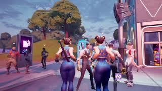 Fortnite Perfect timing Party hips with Chun-Li skin in party royal