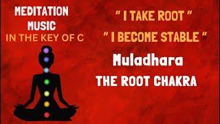 Meditation Music - Muladhara - the Root Chakra Relaxation Sleep  IN THE KEY OF C