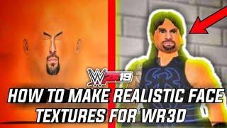 How to make realistic face textures for wr3d on android.