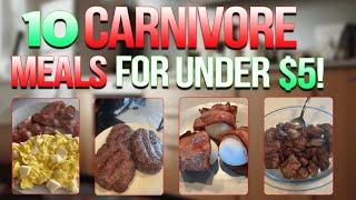 Cheap Carnivore Diet Meal Ideas Everything under $5
