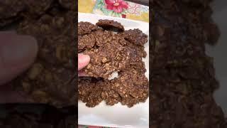 Easy No Bake Cookies  #shorts