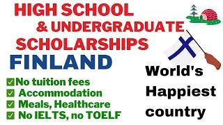 Scholarships in Finland high school then undergraduate study