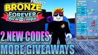 2 NEW CODES  MORE GIVEAWAYS and New Fossils in Pokemon Brick Bronze  Project Bronze Forever  PBB