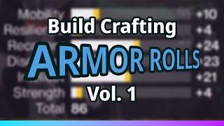 Build Craft Tips stat priority armor rolls focusing stats  Destiny 2 beyond light