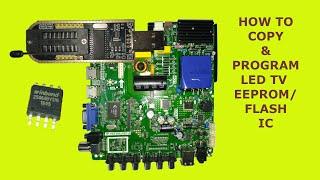 How To Copy LED TV Software LED TV Flash ic programming