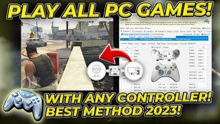 2024How To Play All PC Games With Any Controller or Generic USB Gamepad X360CE️