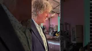 James May being a lad on the Evija shoot 