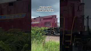 #ALCO #C424 Arkansas & Missouri Sand Train Headed South. #train #railroad #railfaning #trainspotter