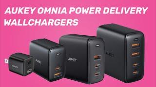 Aukey Omnia Power Delivery Wall Charger Comparison