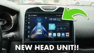 How to install Junsun V1 Pro Android Head Unit on Renault Clio IV 2016-2019