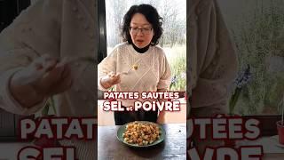 Patates sautées SEL et POIVRE Façon Chinoise – Poivre noir et poivre de Sichuan