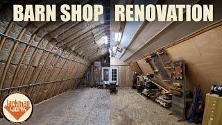 Can an OLD barn actually be a useful NEW woodshop?