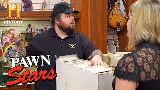 Pawn Stars Chum Bets on Boxes of Comic Books Season 15  History