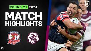 NRL 2024  Roosters v Sea Eagles  Match Highlights