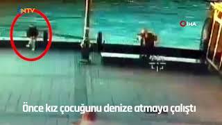 NTV  Korkunç cinayet Sahilde oturan adamı yan baktın diyerek denize attı