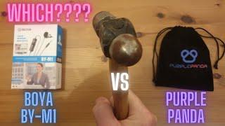 Purple Panda Vs Boya BY-M1 - Lavalier Mic Comparison And Review.