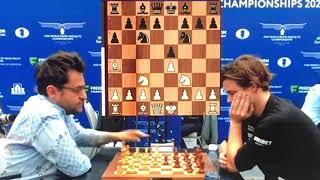 Levon Aronian 2729  Magnus Carlsen 2832.FIDE World Blitz Chess Championship.