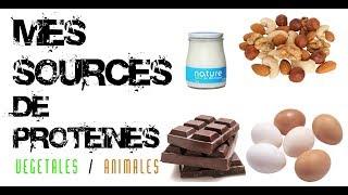 MES SOURCES DE PROTEINES  Je mange quoi?  #protéine