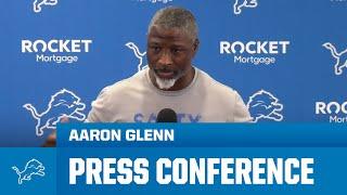 Aaron Glenn meets with the media  May 23 2024
