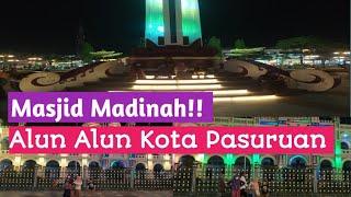 Main di Masjid Madinah Alun Alun Kota Pasuruan  Jawa Timur