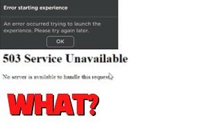 An error occured trying to launch the experience. Please try again later.  Explaination