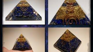 Lapis Lazuli Chakra Orgone Pyramid Crystal