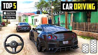 Top 5 Car Driving Games For Android l Best car driving games on android 2024