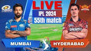 IPL Live Mumbai vs Hyderabad Match 55  IPL Live Score & Commentary  MI Vs SRH IPL Live #ipl
