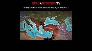 Procopius records the worlds first plague pandemic