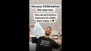 How to get Ciscos CCNA Certification 2019-2020 before it changes. You can do IT. STUDY HARD 