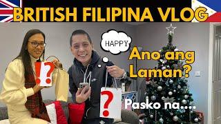 ANO ANG LAMAN?  PASKO NA  BRITISH FILIPINA COUPLE