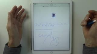 Papierloses Büro Handschrift auf dem iPad - GoodNotes vs MyScript Nebo