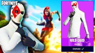 HOW to CUSTOMIZE *NEW* WILD CARD OUTFIT in FORTNITE... Fortnite Battle Royale - High Stakes Event