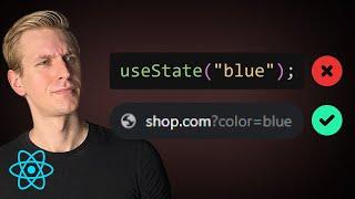 STOP using useState instead put state in URL in React & Next.js