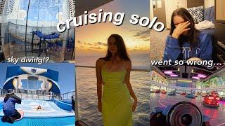 GOING ON A CRUISE SOLO  ROYAL CARIBBEAN QUANTUM OF THE SEAS  South Pacific ft. Cyclone